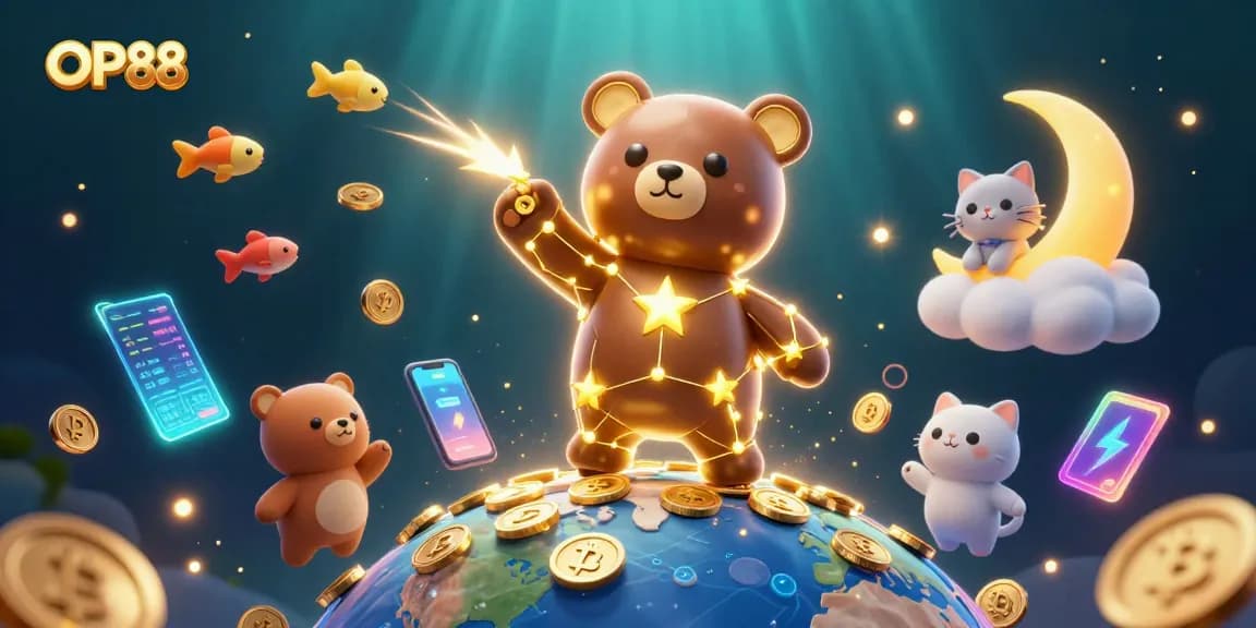 Players experience the thrill of OP88 while winning with casino bonuses and vibrant 3D visuals.