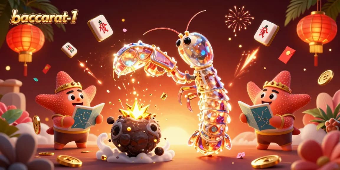 Experience the thrilling baccarat-1 casino adventure with vibrant characters and dynamic game elements.