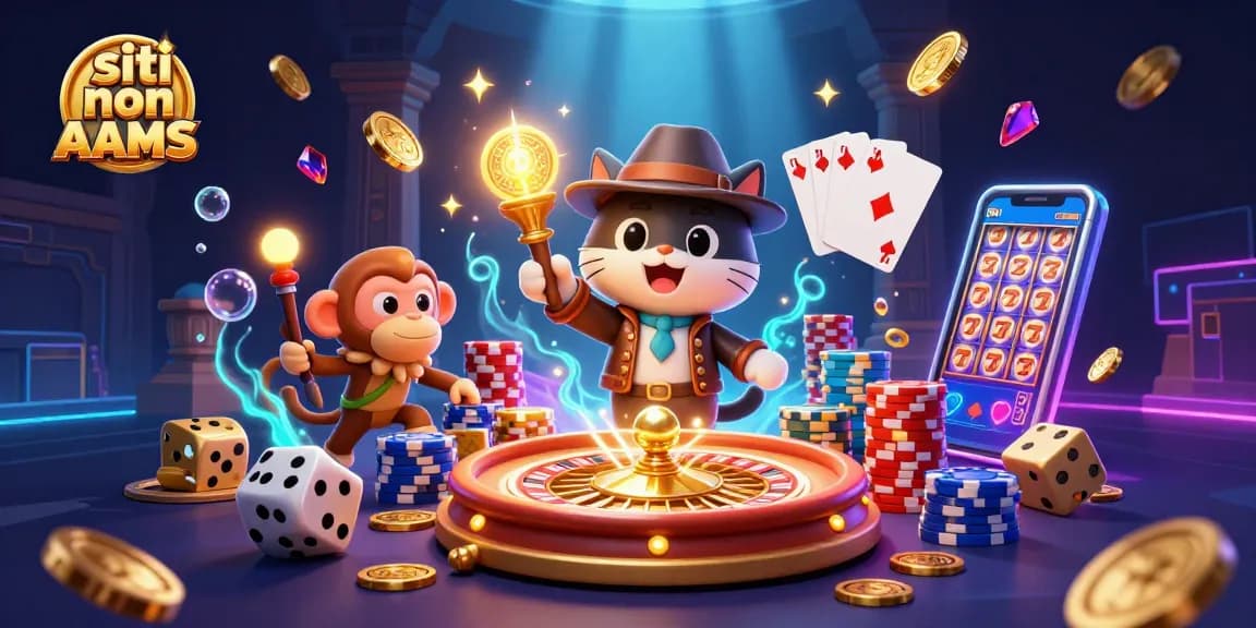 Scopri i migliori siti non AAMS con un gatto esploratore mentre gioca al casinò in un tempio.