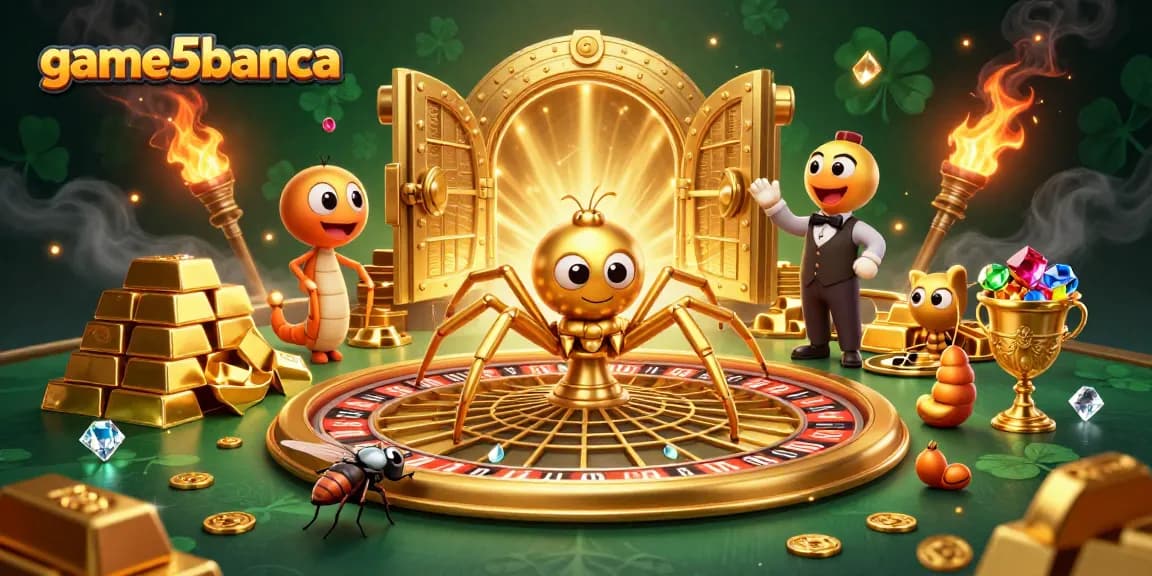 Engage in thrilling bets at game5banca with a captivating roulette web and sparkling treasures