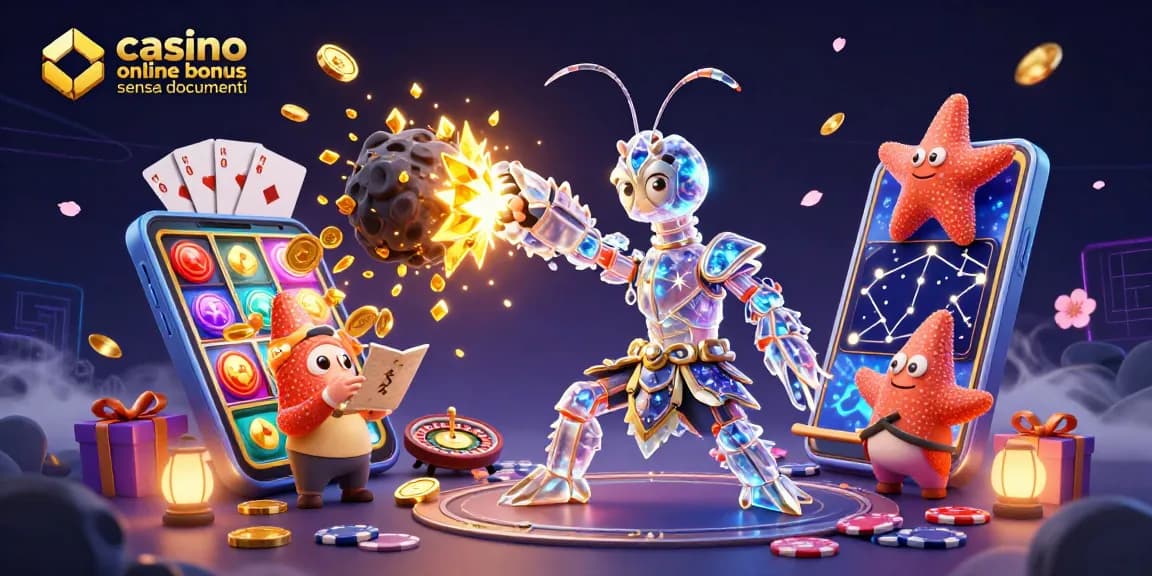 Gioca e vinci con casino online bonus senza documenti, una scena vibrante di gioco d'azzardo.