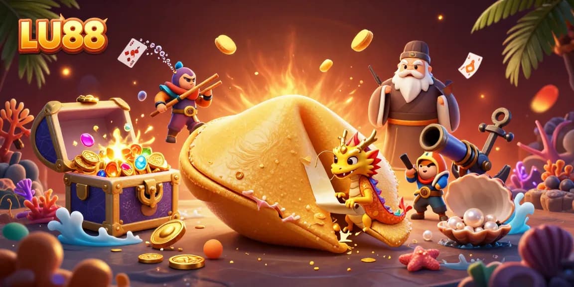 LU88 players strategizing their fortune in an ultra-detailed, dynamic 3D casino world.