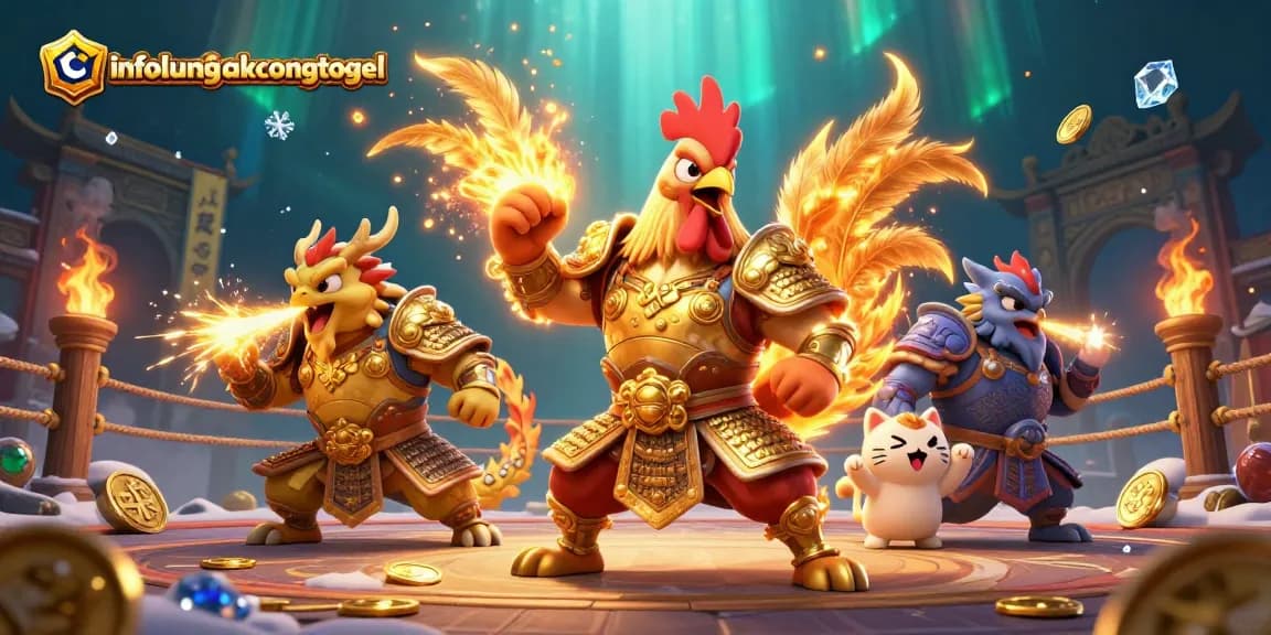 Join the action at infolengkapcongtogel with vibrant 3D characters battling in an epic casino scene.