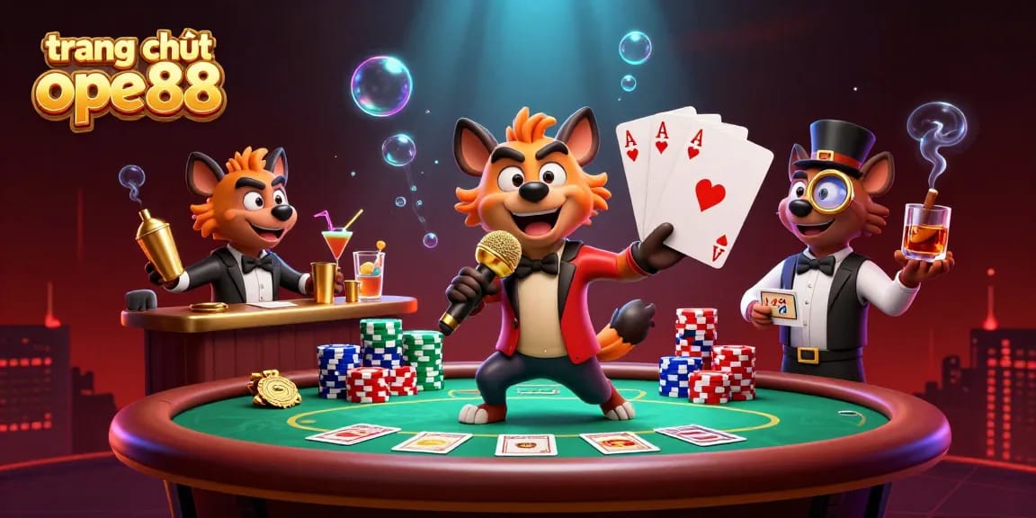 Experience the vibrant energy of trang chủ ope88 in this dynamic casino scene.