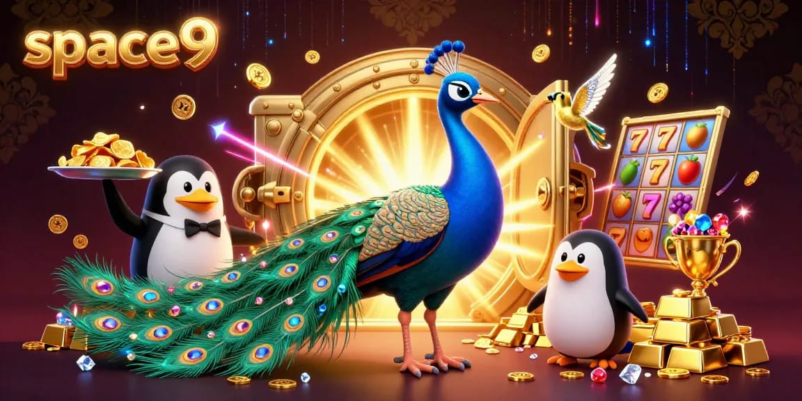 Experience the thrill at space9 casino while gaming with slots featuring fruit symbols and golden treasures.