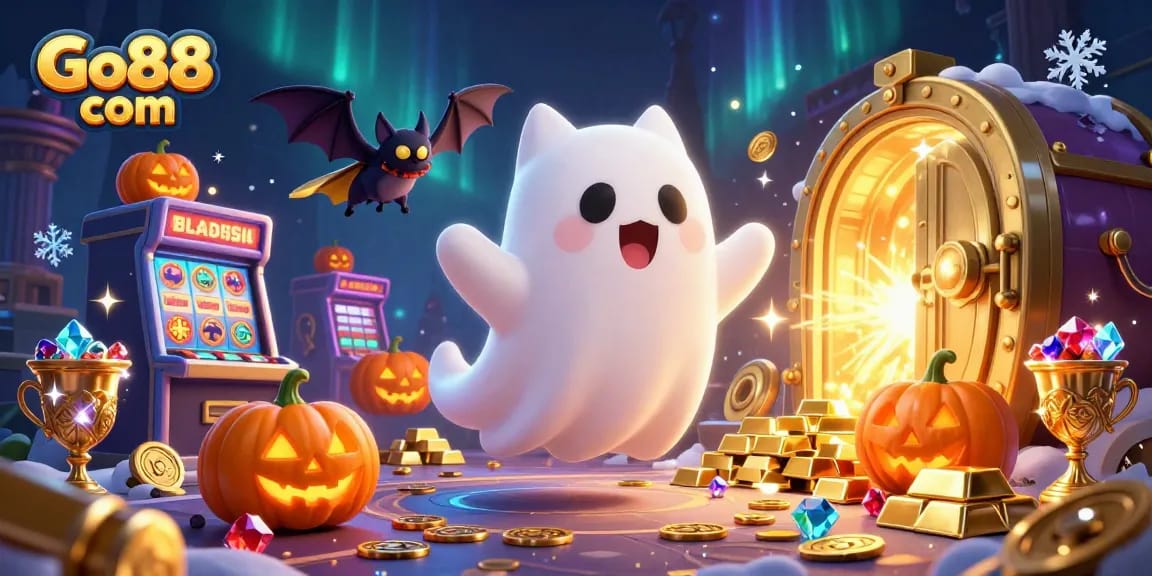 Experience thrilling gameplay at Go88 com with captivating 3D casino illustrations featuring exciting characters.