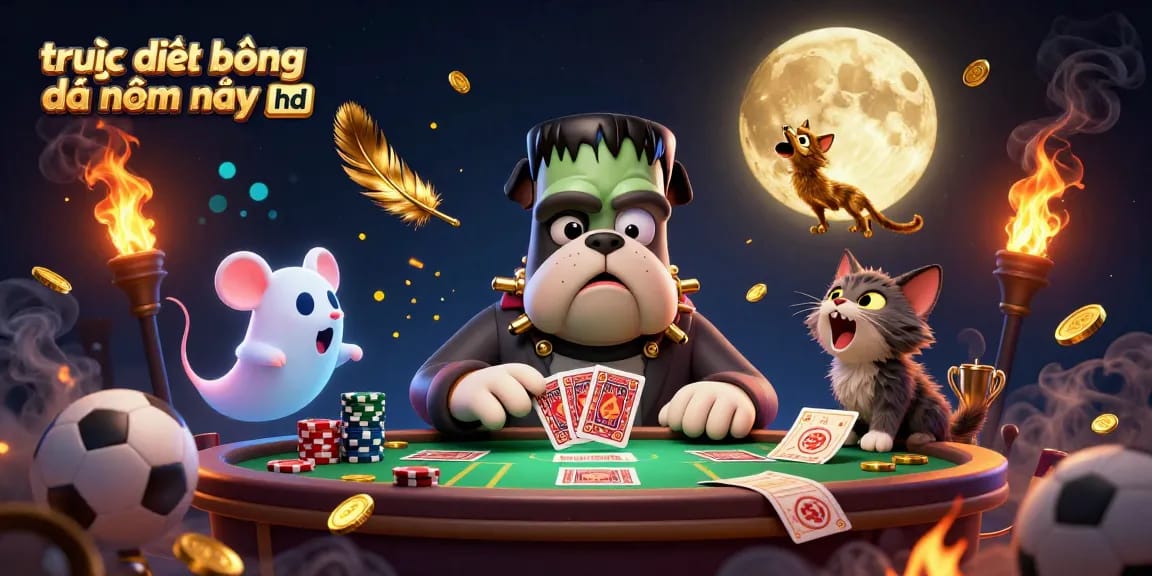 Engaging betting scene showcasing trực tiếp bóng đá đêm nay hd with dynamic characters and vibrant sports betting elements.