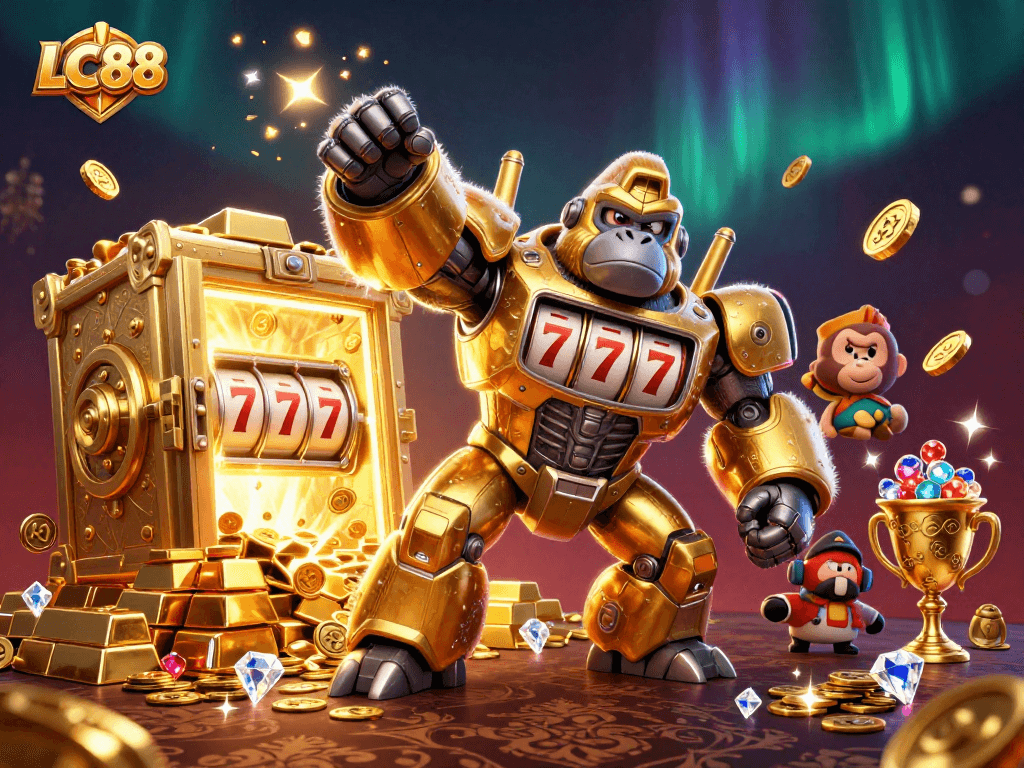 Experience the thrill of LC88 with epic gaming action and golden treasures bursting with excitement.