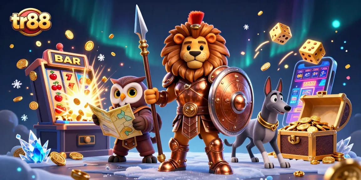 Experience thrilling casino action with tr88, featuring vibrant 3D characters and dynamic gaming elements.