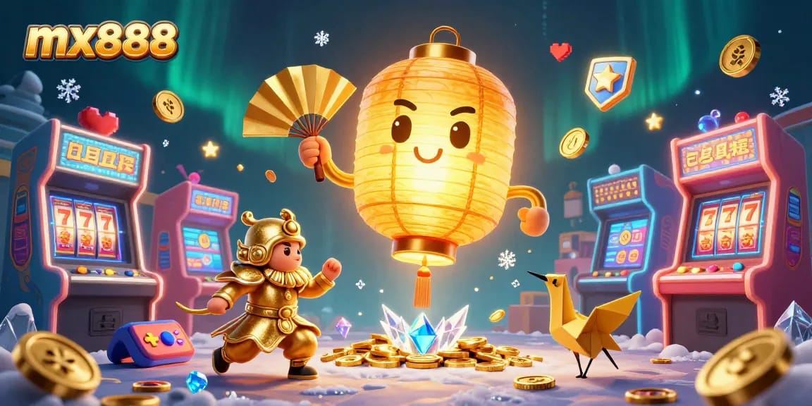 Experience the excitement of mx888 with a dynamic casino scene featuring iconic gaming elements.