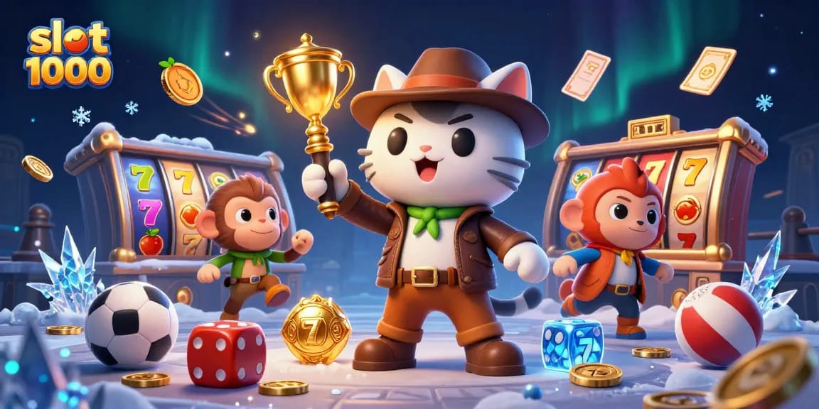 Bermain slot 1000 dengan keseruan jackpot dan permainan menarik lainnya di kasino online.