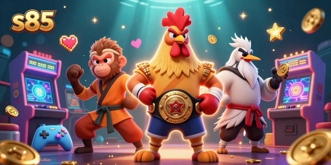 Engage in thrilling adventures on s85 with dynamic characters in a vibrant casino scene.