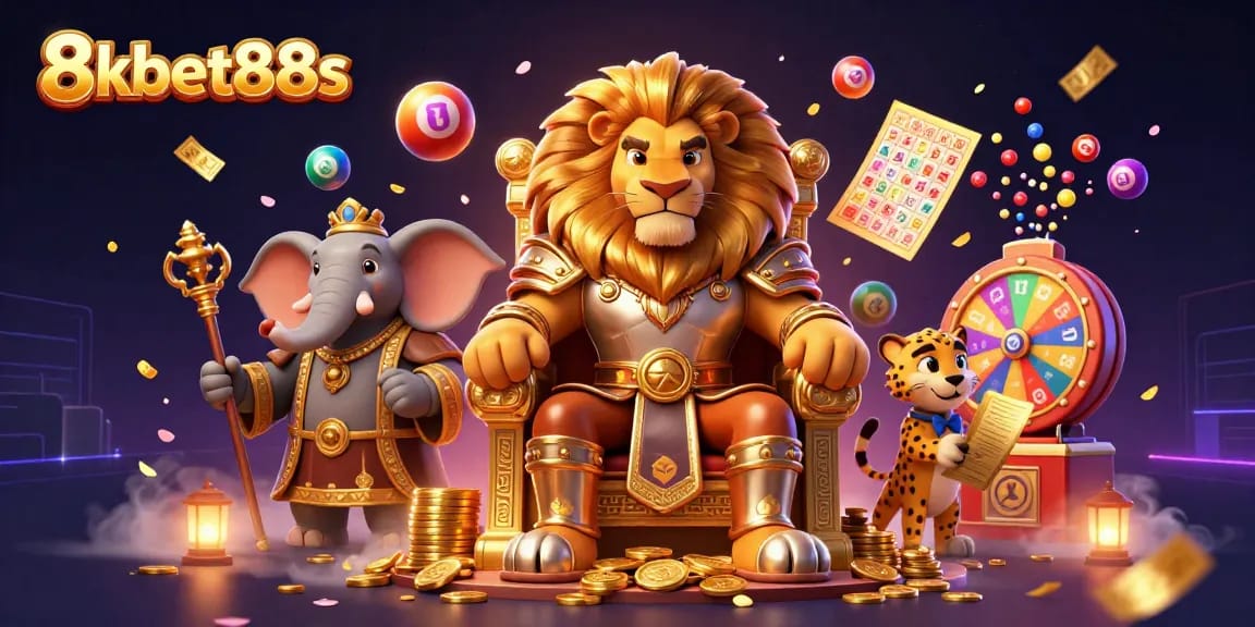 Experience thrilling gameplay with 8kbet88s in this vibrant lottery scene filled with exciting game elements.