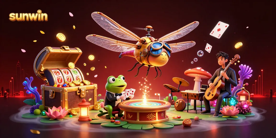 Experience exciting gameplay with sunwin at the lily pad casino featuring vibrant characters and rich game elements.