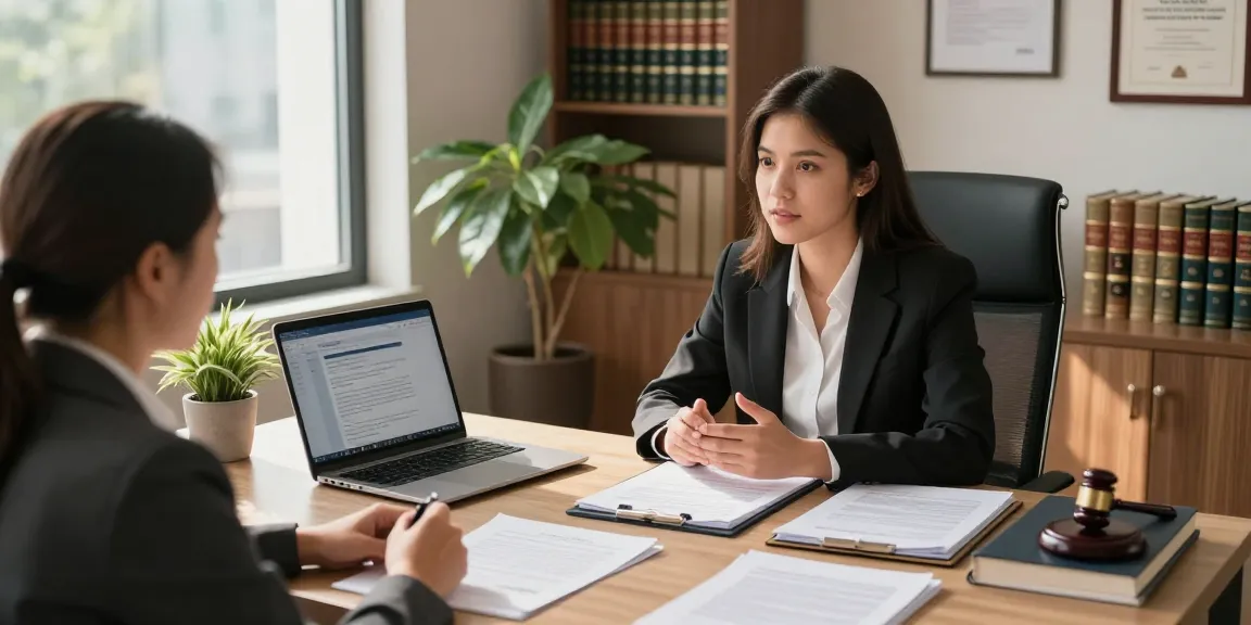 Lawyer consulting with a client in a modern legal office showcasing my sources of legal expertise.