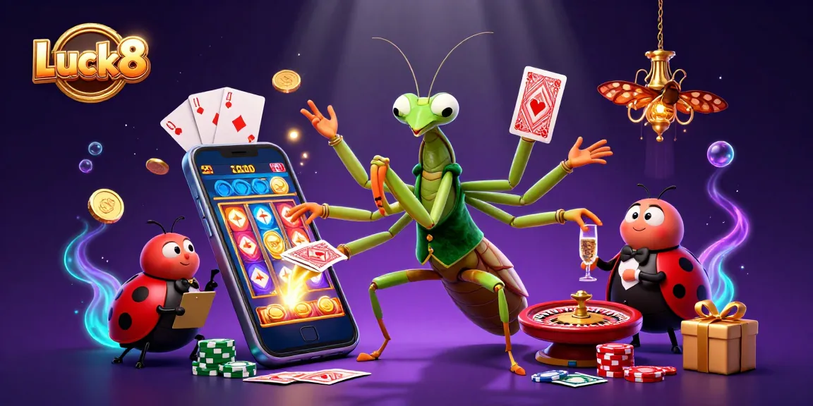 Luck8 offers an immersive casino experience featuring vibrant characters, dynamic game elements, and rich visuals.