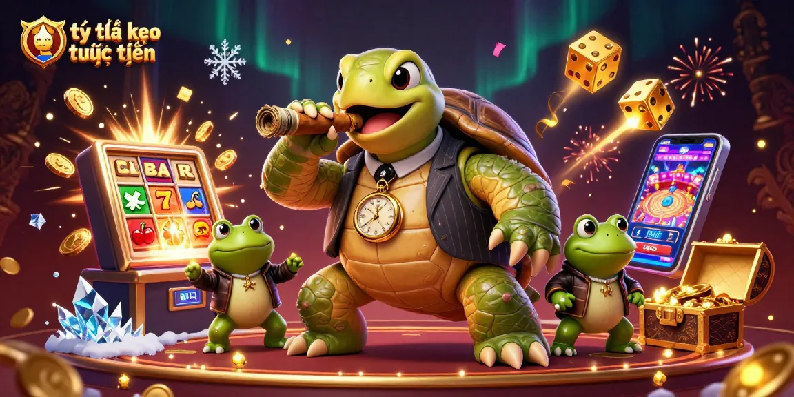 Experience thrilling tỷ lệ kèo trực tuyến action in a vibrant casino scene filled with dynamic characters and exciting game elements.