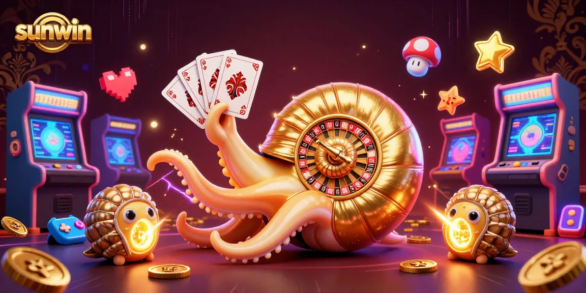 Win big with sunwin's vibrant 3D casino games featuring glowing elements and vibrant visuals.