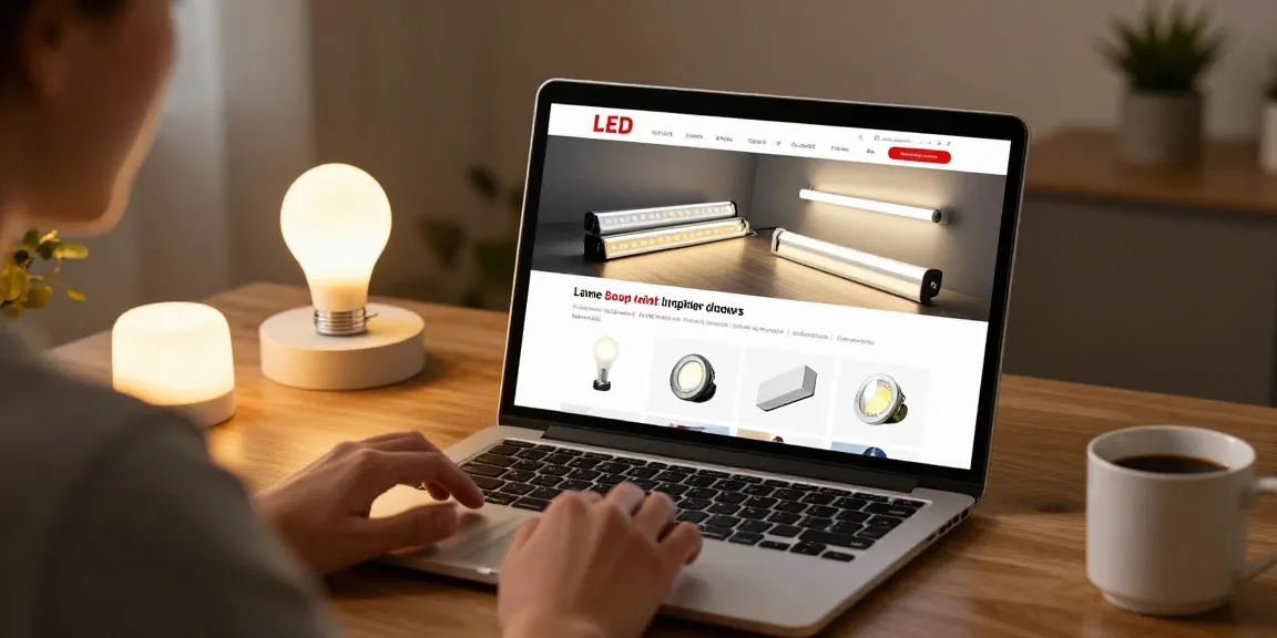 Banda LED product showcase for online shopping, featuring exclusive deals and reviews in an e-commerce setup.