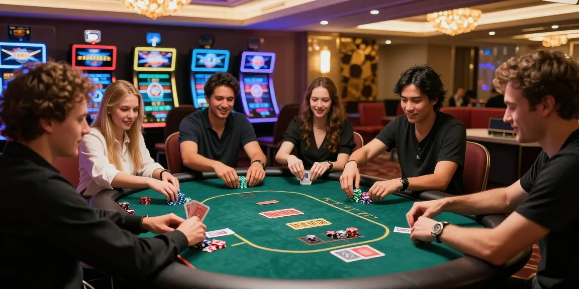 Sòng bạc Jin88 đang sôi động với những người chơi đầy hứng khởi tại bàn poker.