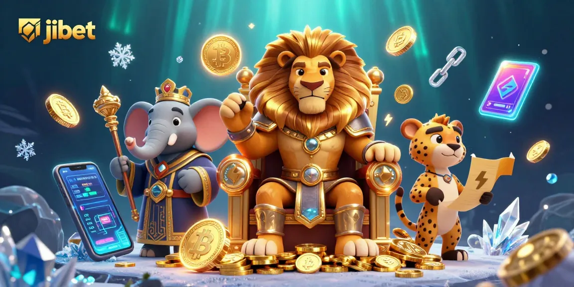 Experience thrilling gaming at jibet with dynamic characters amid crypto and casino elements.
