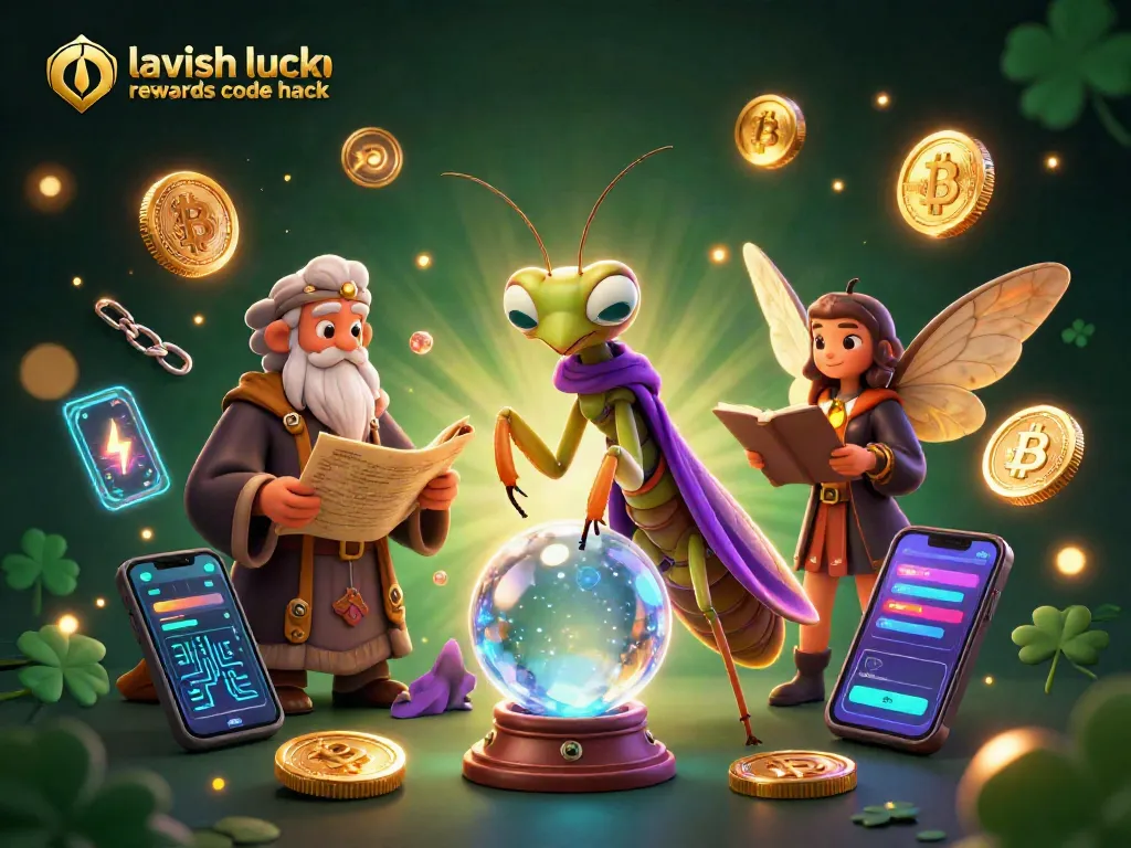 Engage with lavish luck casino rewards code hack through a magical 3D illustration featuring vibrant gambling elements.