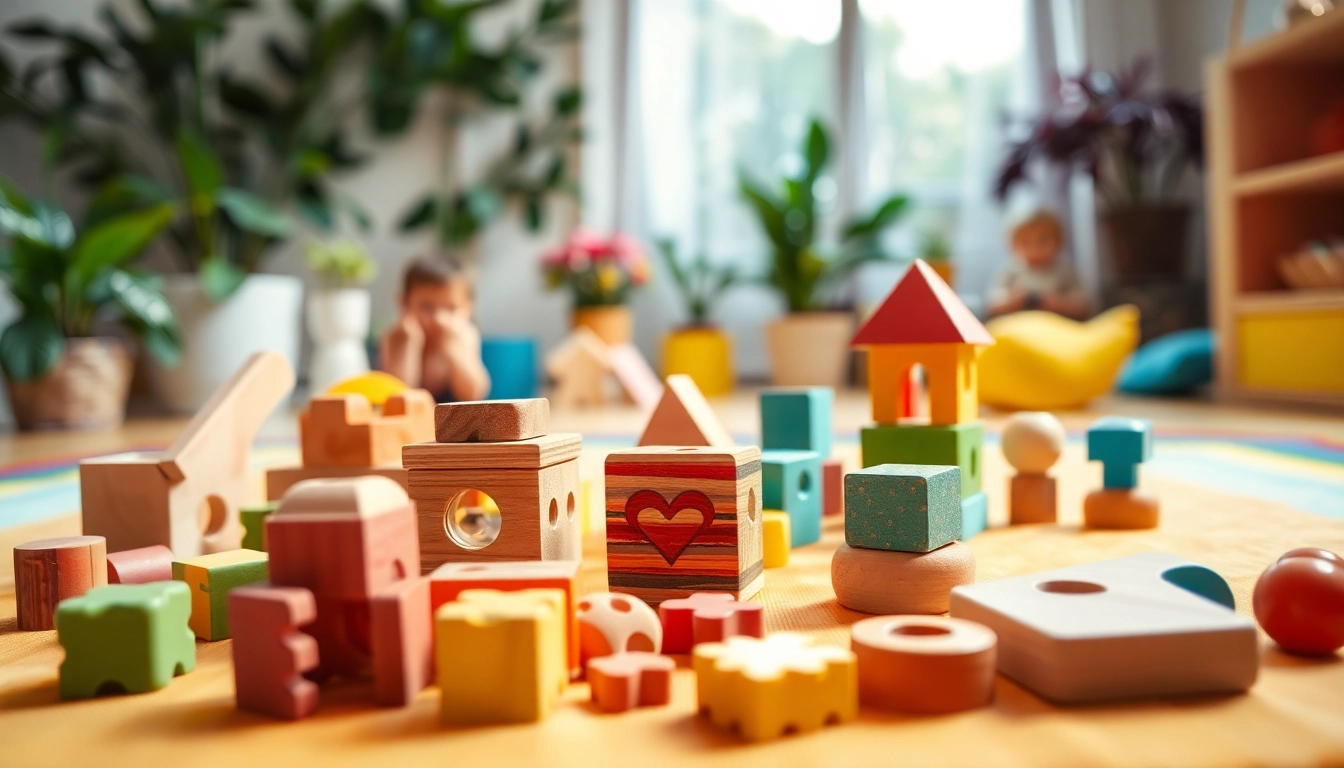 Encourage creativity with colorful screen-free toys displayed vibrantly. Visit the website for more ideas.