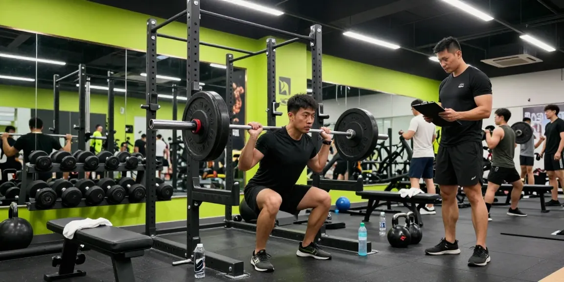 Dynamic training scene at Somatrop Steroid Shop showcasing athletes in action and fitness equipment.