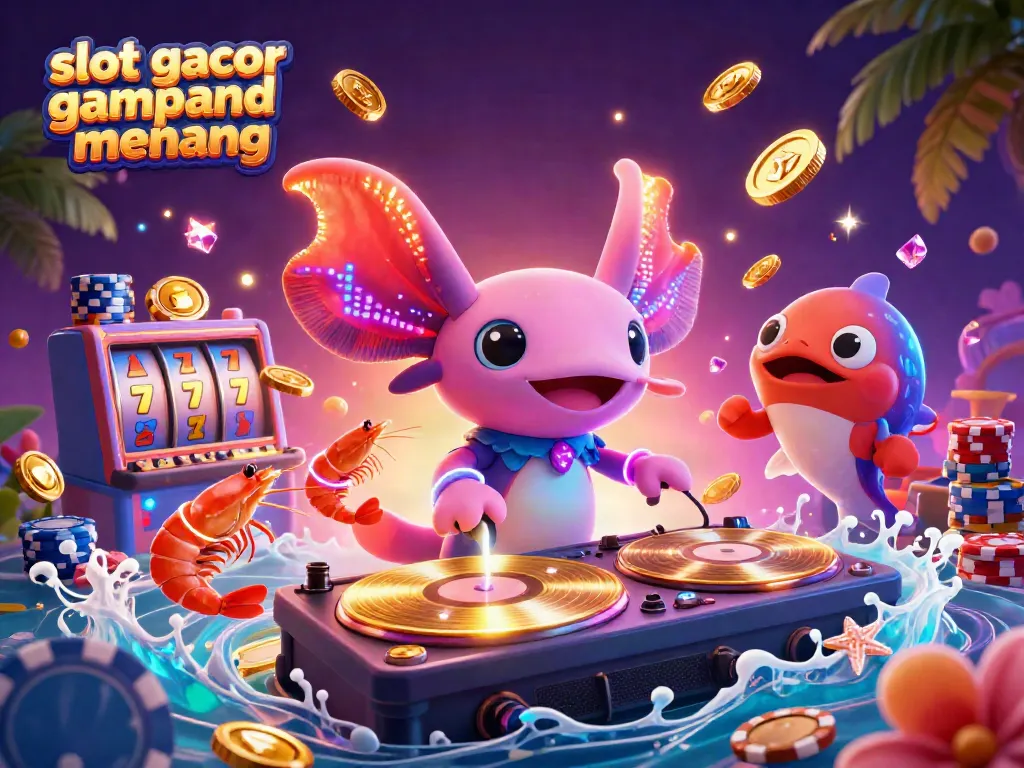 Experience the thrill of winning at slot gacor gampang menang with vibrant casino elements and lively characters.