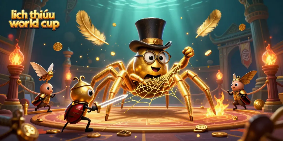 Engaging illustration depicting lịch thi đấu world cup with dynamic casino elements and charming characters.
