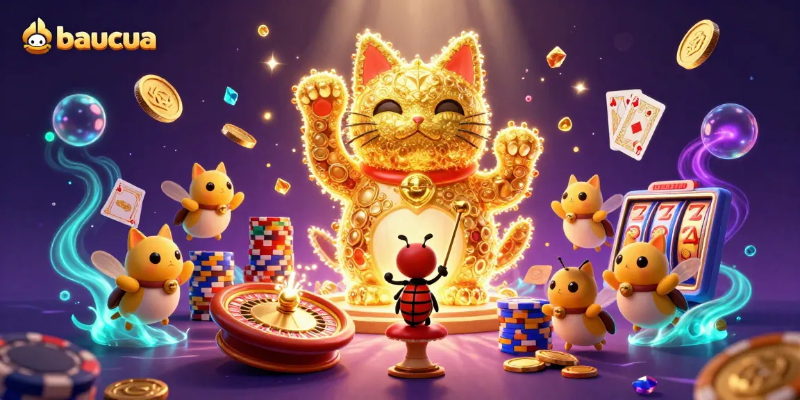 Discover exciting baucua action in a vibrant casino scene filled with animated visuals.