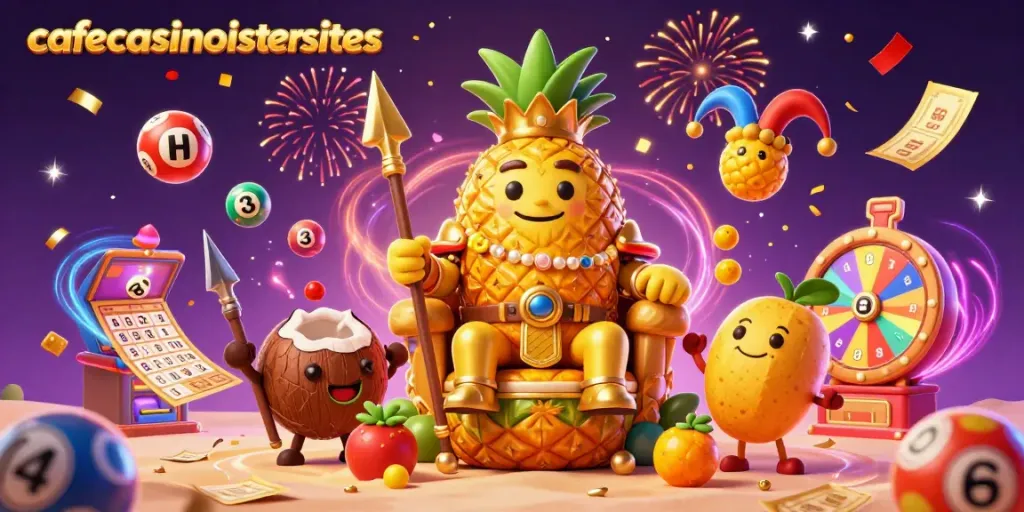 Experience thrilling gameplay at cafecasinosistersites with vibrant golden characters in a lively casino setting.