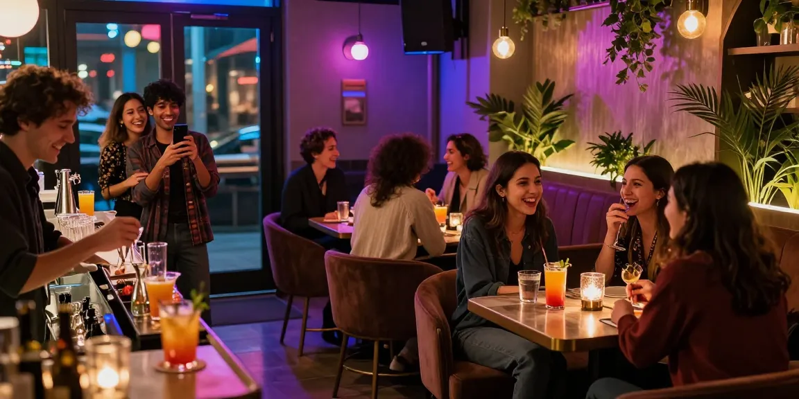 Experience the vibrant nightlife atmosphere at top 오피사이트 with lively interactions and colorful decor.