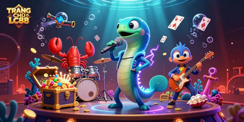 Engage in the thrilling TRANG CHỦ LC88 underwater casino experience, featuring electrifying performances and treasure!